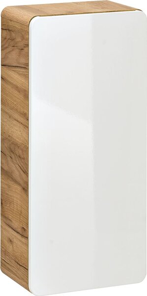 Comad Aruba White dulap 35x22x75 cm laterala pe perete alb-stejar ARUBAWHITE830FSC