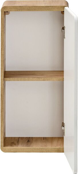 Comad Aruba White dulap 35x22x75 cm laterala pe perete alb-stejar ARUBAWHITE830FSC