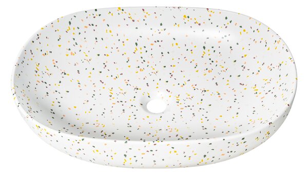 Comad Lili lavoar 60x41.5 cm dreptunghiular de blat alb luciu UN-LILI-MW21