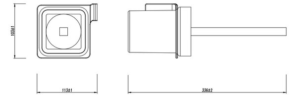 FDesign Piazza perie de toaletă înșurubat crom FD6-PZA-06-11