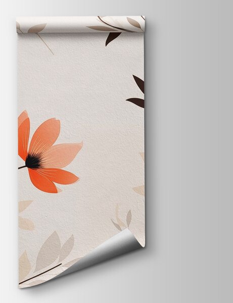 Fototapet Un model floral delicat, în culori vii, Fototapet flori, Fototapet populare, w08850 - Tapeko.ro