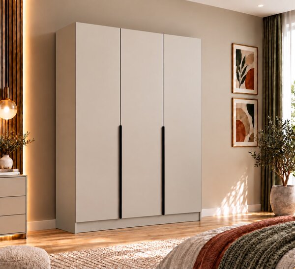 Dulap Vento 3 usi, 150x50x200 cm, Casmir, Pal 18 mm
