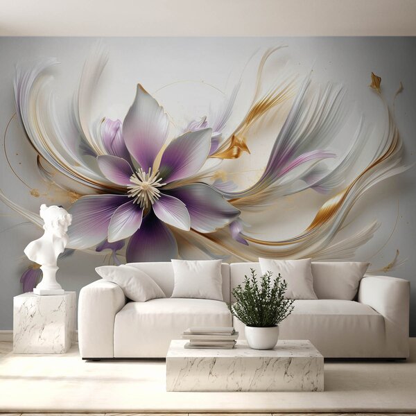 Fototapet Design floral elegant în nuanțe delicate, Fototapet acuarelă, Fototapet populare, w08903v1 - Tapeko.ro