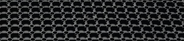 Covor Antiderapant Pentru Intrare, Domino, Negru Negru, Dreptunghi, 40 x 60