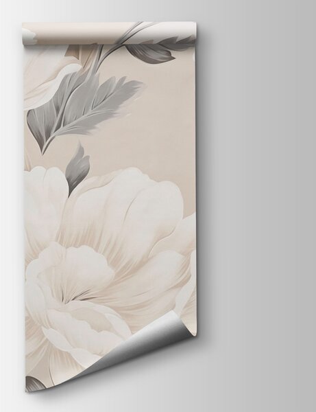 Fototapet Un model floral elegant, în nuanțe delicate, Fototapet trandafiri, Fototapet populare, w03432 - Tapeko.ro