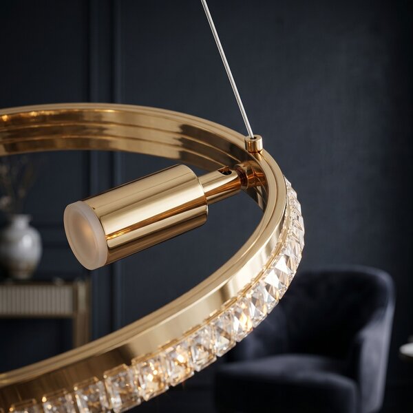 LAMPĂ SUSPENDATĂ DE TAVAN LED G158-CP GOLD