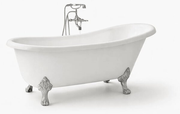 Cada baie freestanding RETRO Auriu