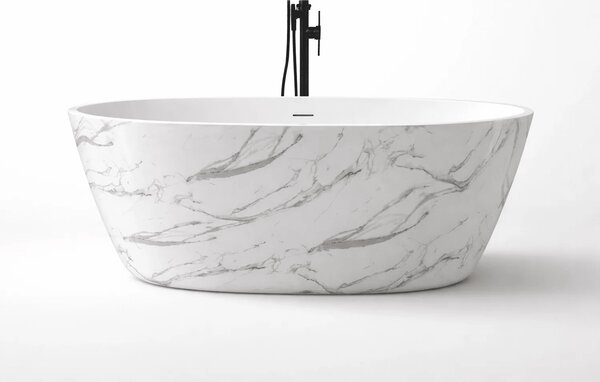 Cada baie freestanding Taormina Alb