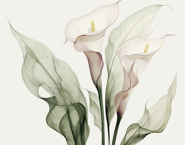Fototapet Flori delicate în nuanțe moi, Fototapet flori, Fototapet populare, w03566 - Tapeko.ro