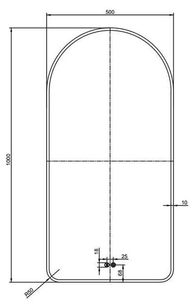 Oglindă, Fluminia Cosimo Bronze, cu led, dezaburire, ceas și bluetooth, 50x100 cm, lumină Internă și ambientala, ramă bronz