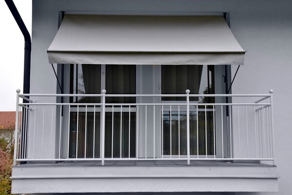 Parasolar de balcon alb Angerer 150x300 cm