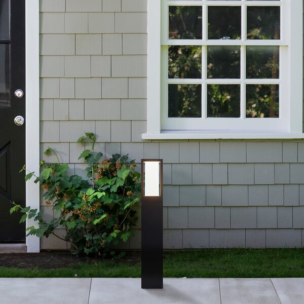 Searchlight Lampă cu soclu Avenue, negru, înălțime 45 cm, metal, Negru, Aluminiu, Modern