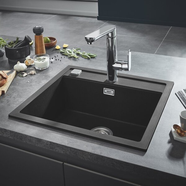 Grohe K700 chiuvetă din granit 56x51 cm negru 31651AP0