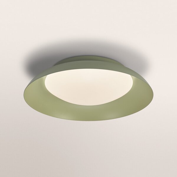 OSRAM Plafonieră LED ORBIS PLATE, verde, Ø 31 cm, clickdim, reglabil, Verde, Camera de zi / sufragerie, Metal, Modern