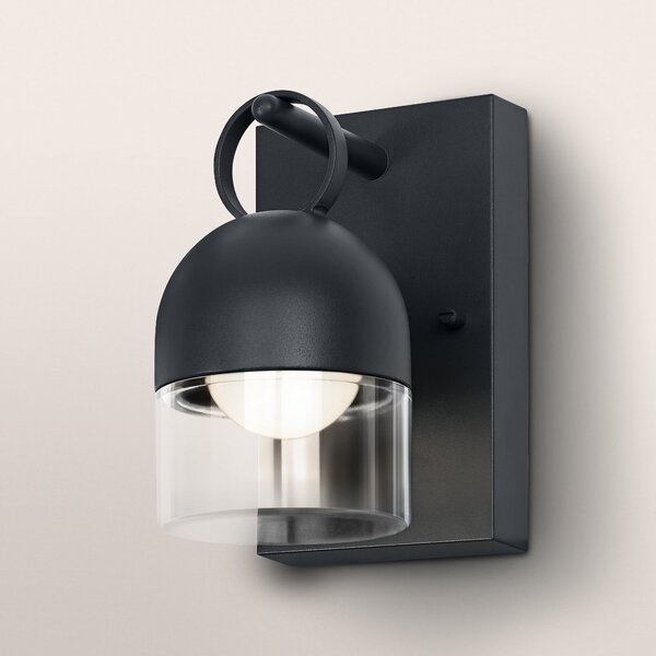 OSRAM Lampa de perete pentru exterior cu LED ENDURA CLASSIC COWBELL, gri, IP65, Gri, Aluminiu, Modern, Felinar