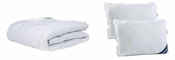 Set Pilota De Iarna Superior Plus 200x220 Cm + 2 Perne 50x70 Cm, Bumbac