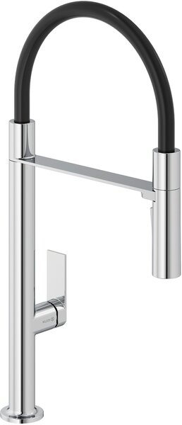 Kludi Qord baterie bucătărie pe picior crom-negru 568590575