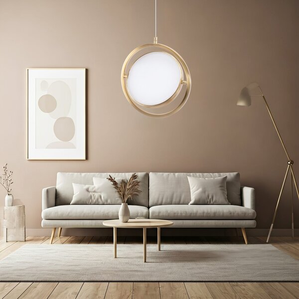 Lampă suspendată LED APP1791-CP Gold Brush