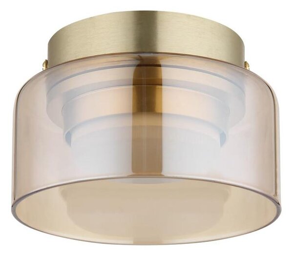 Plafonieră LED Globo 16055DG HIGGINS 1xGX53/6W/230V d. 13 cm maro