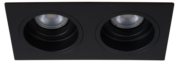 Spot EMBED 2xGU10/50W/230V negru Lucide 22959/02/30