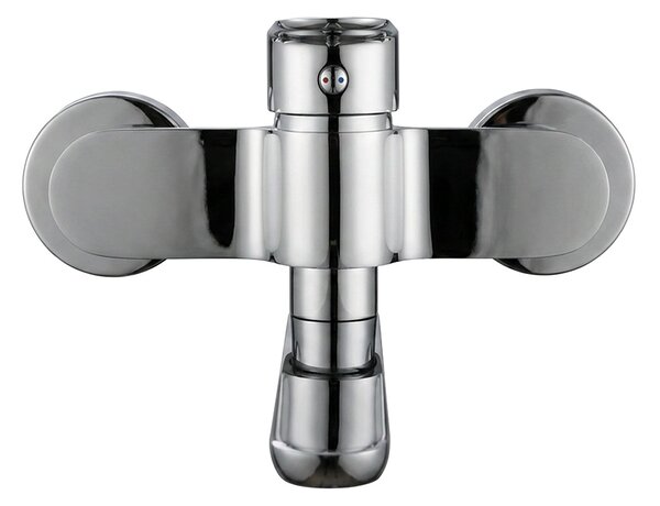 Mereo Mereo, Baterie de perete pentru chiuvetă Mereo, Viana, 150 mm, cu braț plat și drept 200 mm, cromat, MER-CBE30201