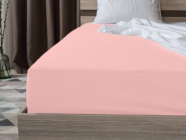 Cearsaf Jersey EXCLUSIVE roz deschis 90 x 200 cm