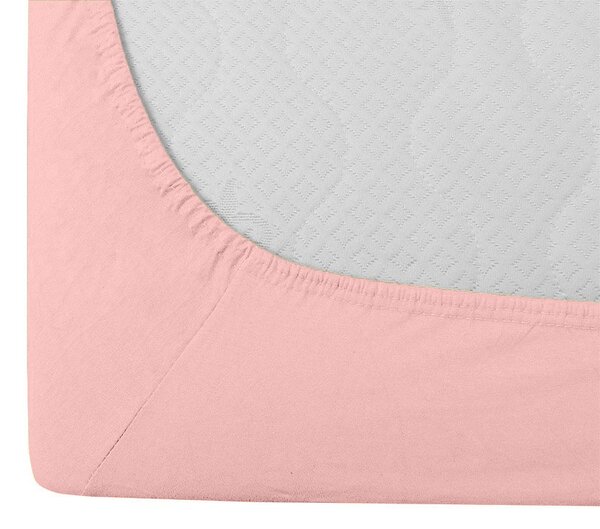 Cearsaf Jersey EXCLUSIVE roz deschis 90 x 200 cm