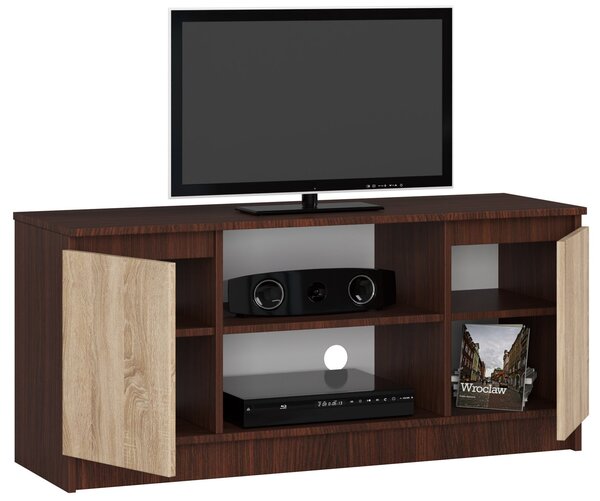 Măsuță TV Darian (wenge + Stejar sonoma). Promo -14%. 1069383