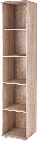 Biblioteca LIMA SL1, stejar sonoma, PAL laminat, 40x40x200 cm