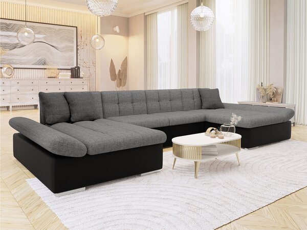 Canapea extensibilă Agnara (piele ecologică soft 011 + lux 06 + lux 5). 1053631
