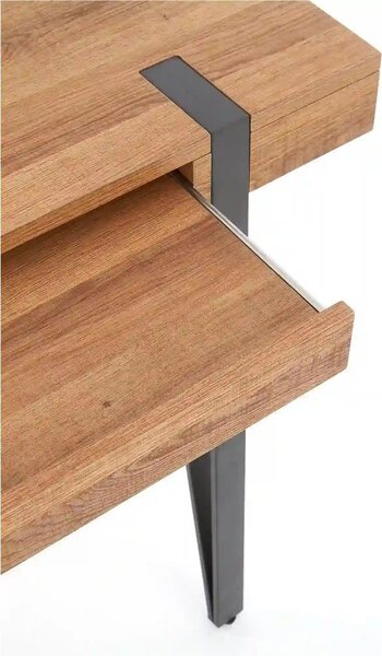 Birou B39, nuc/negru, 110x55x76 cm