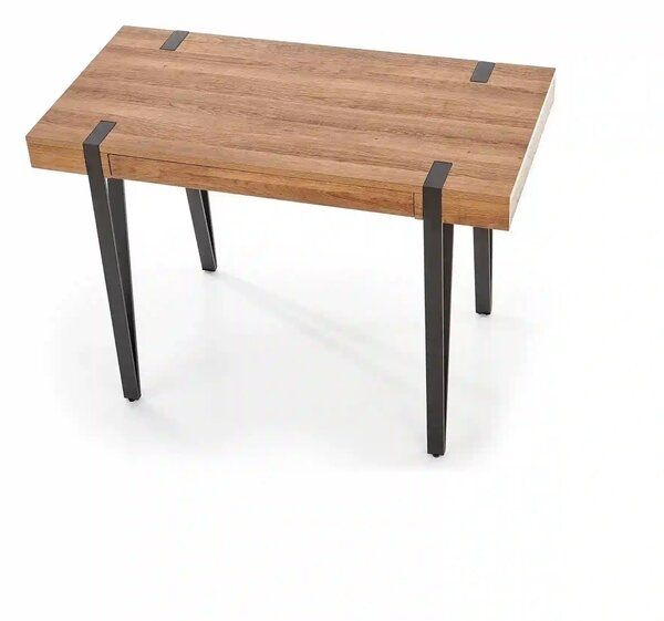 Birou B39, nuc/negru, 110x55x76 cm