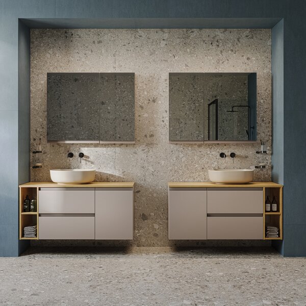 Cersanit Moduo dulap 59.5x44.7x57 cm sub chiuveta pe perete bej S590-103-DSM