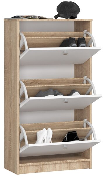 Pantofar Satori (Stejar sonoma + Alb). Promo -21%. 1069539