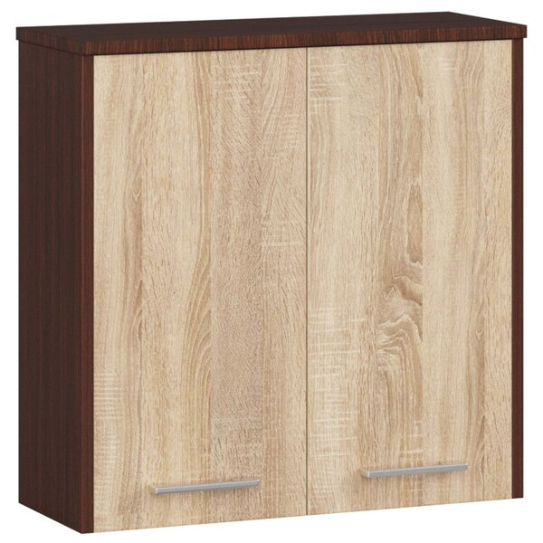 Dulap de baie suspendat Farid TYP5 (wenge + Stejar sonoma). Promo -15%. 1069551