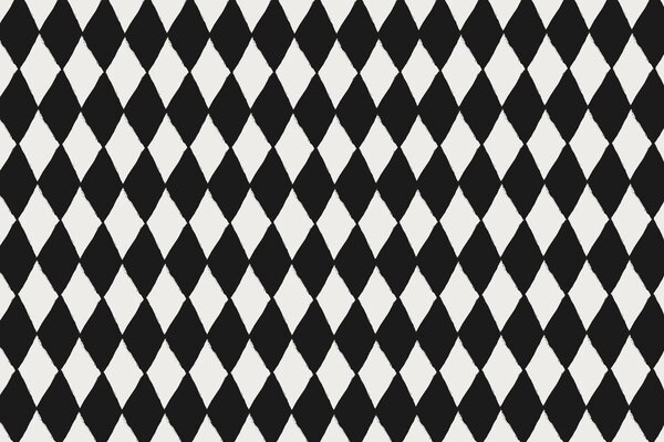 Fototapet Model de diamant alb-negru, Populare fototapet, Populare fototapet, w03790 - Muralas.ro