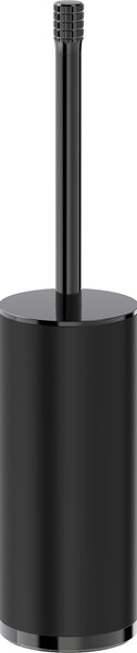 Mexen Triv, perie de toaletă montată pe perete, negru mat / crom negru, 70A33073-73B
