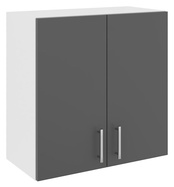 Corp haaus Karo, 2 Usi, Antracit/Alb, 60 x 30 x 60 cm
