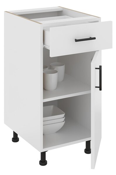 Corp haaus Karo, 1 Sertar, 1 Usa, Alb, 40 x 50 x 80 cm