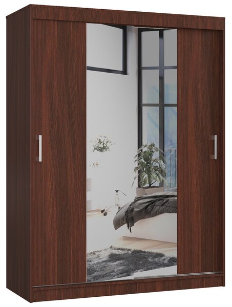 Dulap de haine Clotilde (wenge) (cu oglindă). Promo -19%. 1069411
