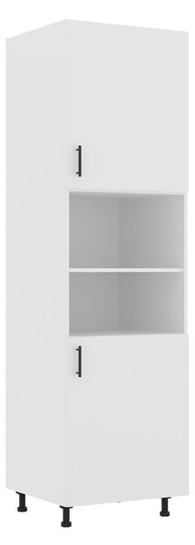 Corp haaus Karo, 2 Usi, cu spatiu cuptor, Alb, 60 x 57 x 210 cm