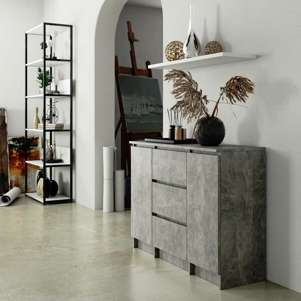 Comodă Kalista VI (beton). Promo -17%. 1128638