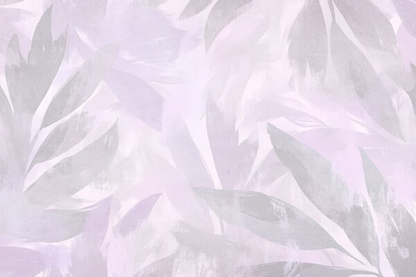 Fototapet Alb și violet fundal cu frunze, Fototapet abstracte, Fototapet populare, w03881v1 - Tapeko.ro