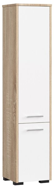 Dulap de baie Farid TYP4 (Stejar sonoma + Alb). Promo -17%. 1069758