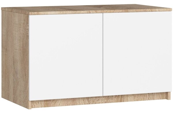 Suprastructură pentru dulap Sashka (Stejar sonoma + Alb). Promo -11%. 1069949