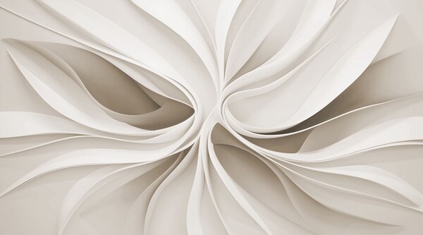 Fototapet Model alb spiralat, Fototapet abstracte, Fototapet populare, w03891v1 - Tapeko.ro