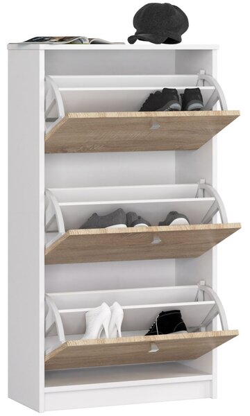 Pantofar Satori (alb + stejar sonoma). Promo -18%. 1070910