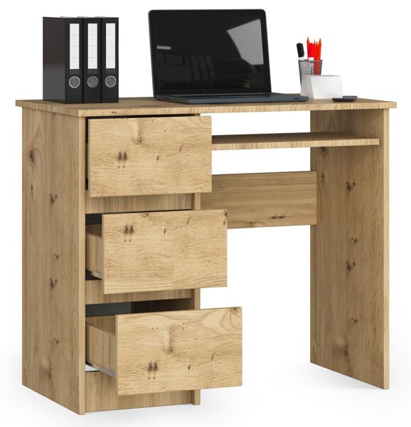 Masă PC Benicio (Stejar artisan) (S). Promo -18%. 1070950