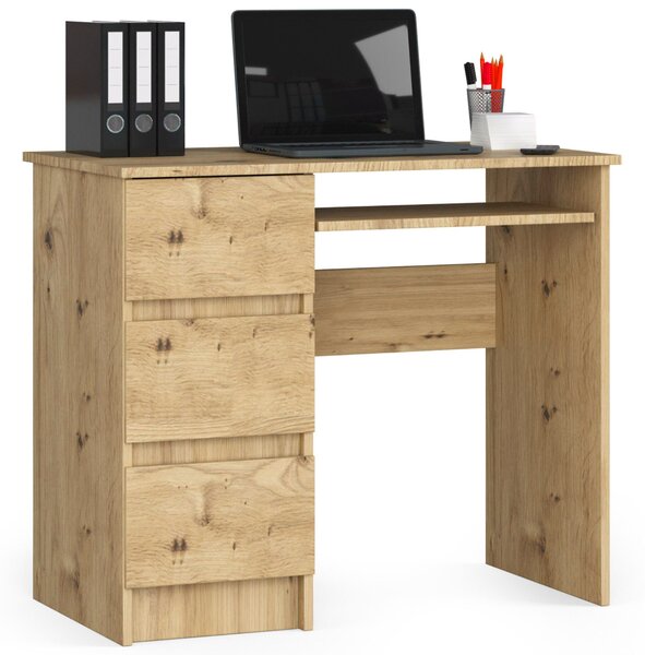 Masă PC Benicio (Stejar artisan) (S). Promo -18%. 1070950