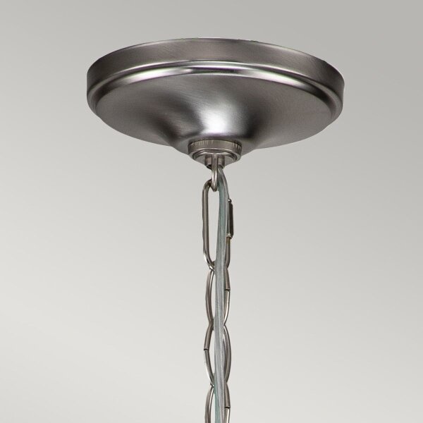 Kichler KL-CAPITOL-HILL6-BN – Lustru suspendat pe lanț CAPITOL HILL, 6xE14/40W/230V, crom